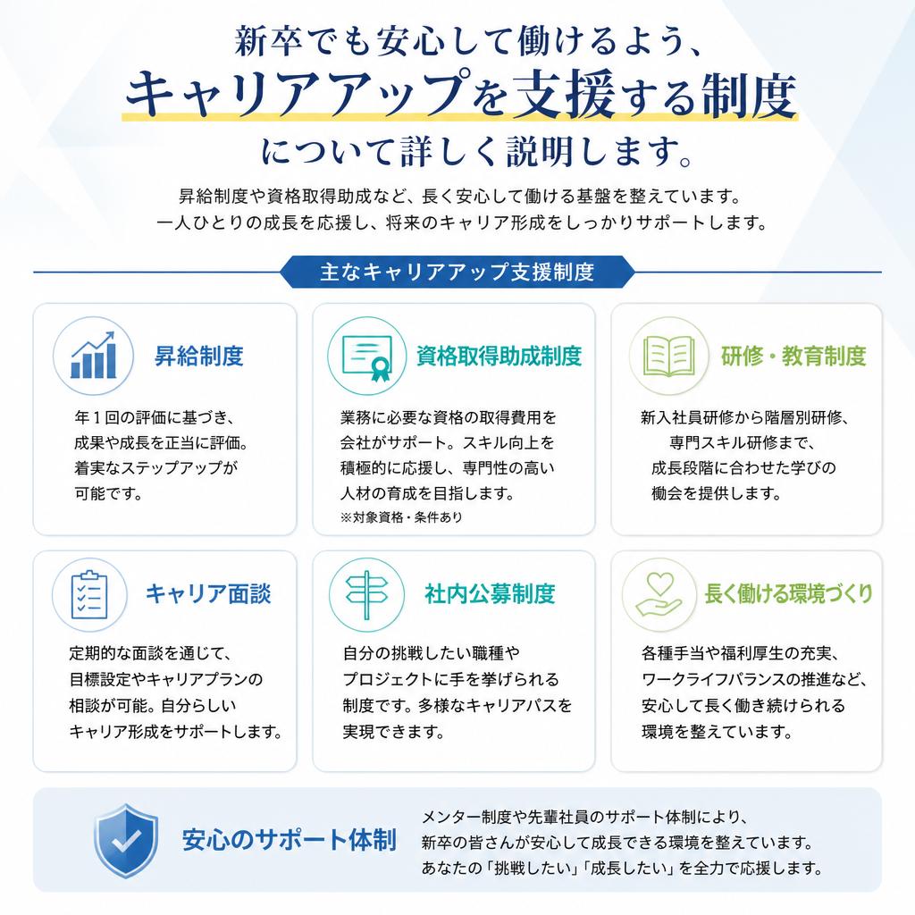 3. キャリアアップの支援体制