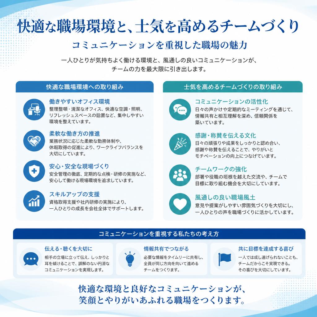 4. 職場環境とチームづくり